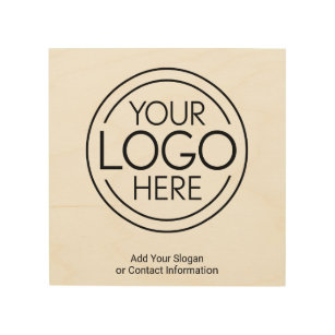 Impression Sur Bois Ajouter Votre Logo Entreprise Moderne Minimaliste