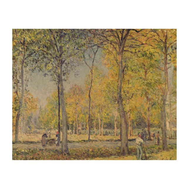 Impression Sur Bois Alfred Sisley | le Bois de Boulogne (Devant)