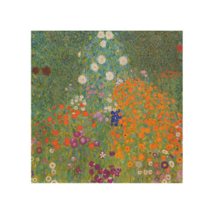 Impression Sur Bois Bauerngarten - Gustav Klimt