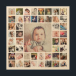 Impression Sur Bois Collage de photos personnalisées<br><div class="desc">Créez vos propres souvenirs de famille personnalisés photo collage de mur en bois avec vos images personnalisées. Faites un grand cadeau pour accrocher dans l'entrée ou le salon comme un joli mur d'art.</div>