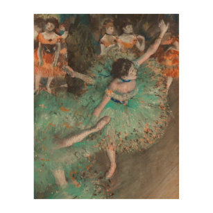 Impression Sur Bois Edgar Degas - Swaying Dancer / Danseuse en vert