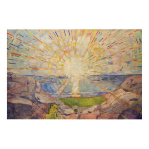 Impression Sur Bois Edvard Munch - Le Soleil 1911