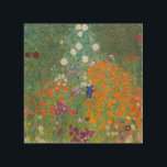 Impression Sur Bois Gustav Klimt Fleur Jardin Cottage Nature<br><div class="desc">Un beau tableau de jardin - c'est un tableau classique de Gustav Klimt,  appelé Cottage Garden,  ou Bauergarten,  1907,  qui est un gros plan d'un jardin fleuri,  un tableau floral coloré.</div>
