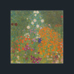 Impression Sur Bois Gustav Klimt Fleur Jardin Cottage Nature<br><div class="desc">Un beau tableau de jardin - c'est un tableau classique de Gustav Klimt,  appelé Cottage Garden,  ou Bauergarten,  1907,  qui est un gros plan d'un jardin fleuri,  un tableau floral coloré.</div>
