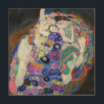 Impression Sur Bois Gustav Klimt - La Vierge<br><div class="desc">La Vierge / Le Maiden - Gustav Klimt,  Huile sur toile,  1913</div>