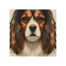 Le roi Charles Cavalier Spaniel Portrait pour anim