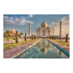 Impression Sur Bois Les monuments   Taj Mahal Sunrise