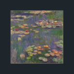 Impression Sur Bois Monet Water Lilies Chef-d'oeuvre Peinture<br><div class="desc">Monet Water Lilies - Ce tableau Monet classique a été peint par Claude Monet en 1916. Il fait partie de sa célèbre collection de nénuphars où il peint dans son jardin à Giverney,  France. Un tableau de chef-d'oeuvre.</div>