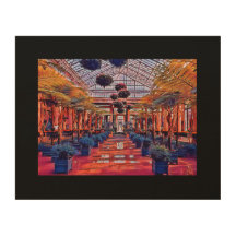 OEuvre murale en bois de 10 po x 8 po