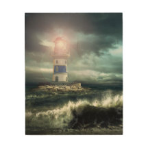 Phare de Ef sur bois