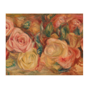 Impression Sur Bois Pierre-Auguste Renoir - Rose