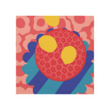 Plaque de fleurs de citron