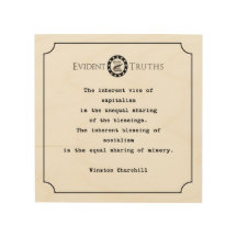 plaque rustique 1 de mur de citation de Winston