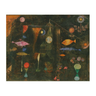 Impression Sur Bois Poisson magique - Paul Klee