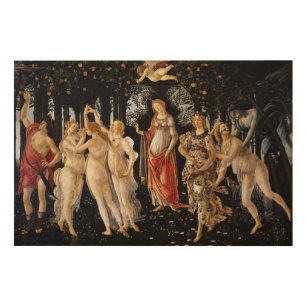 Impression Sur Bois Sandro Botticelli - La Primavera