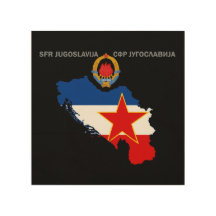 SFR Yougoslavie - Carte - Emblème - Drapeau