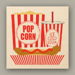 Impression Sur Bois SIGNE Cinéma Popcorn Soda Hot Dogs<br><div class="desc">Ajoutez cet élégant mur en bois à votre décor de cinéma maison!</div>