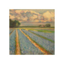 Triptyque floral 3/3 de peinture de paysage