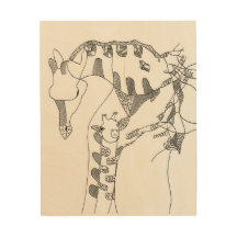 Un cadre de croquis d'art abstrait en cadeau pour 