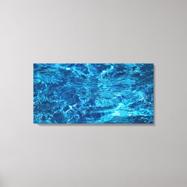 Impression sur toile 32×16 d'eau (Recto)