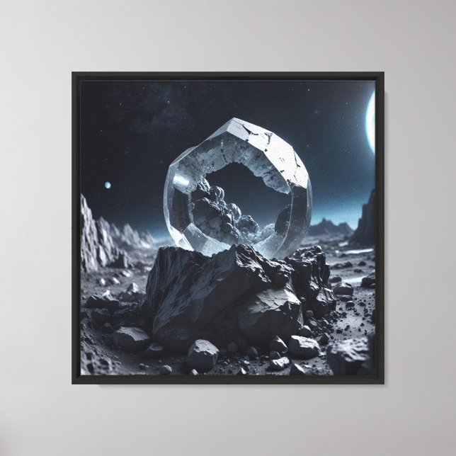 Impression sur toile 40x40 cm Moon Rocks-2 (Recto)