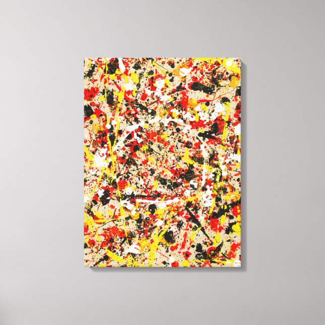Impression sur toile abstraite Annelisa n° 7 (Recto)