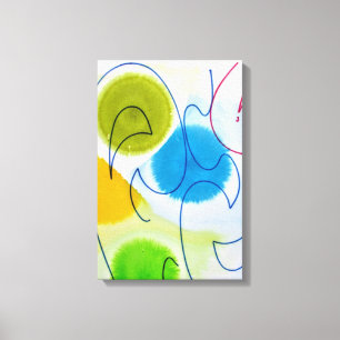 Impression sur toile abstraite moderne tendance de