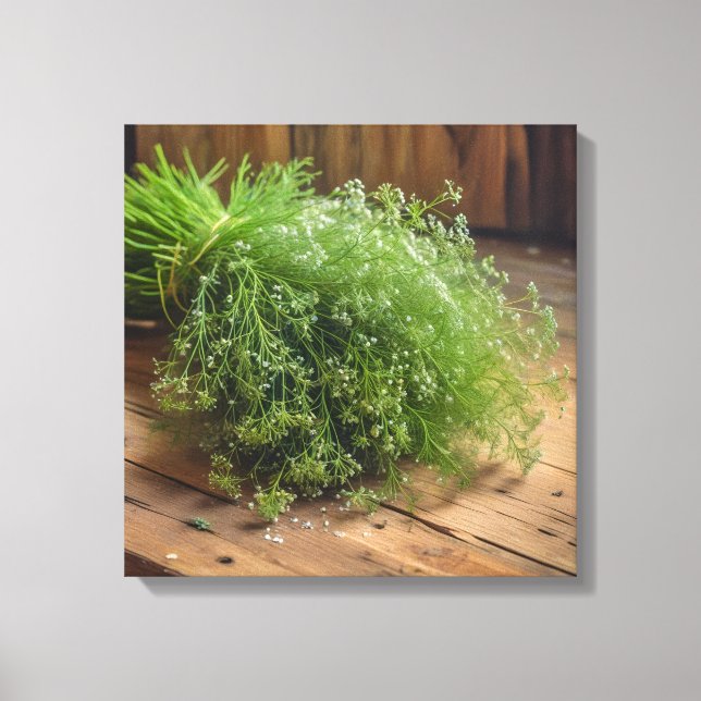 Impression sur toile (Aneth frais) (Recto)