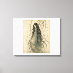 Impression sur toile Apparition de la femme esprit