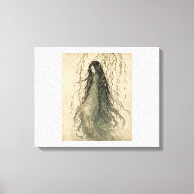 Impression sur toile Apparition de la femme esprit (Recto)