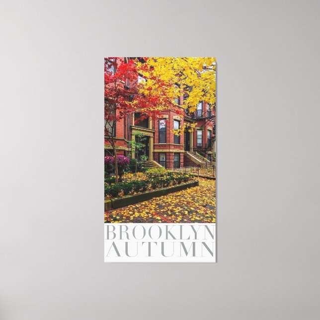 Impression sur toile Automne Brooklyn (Recto)