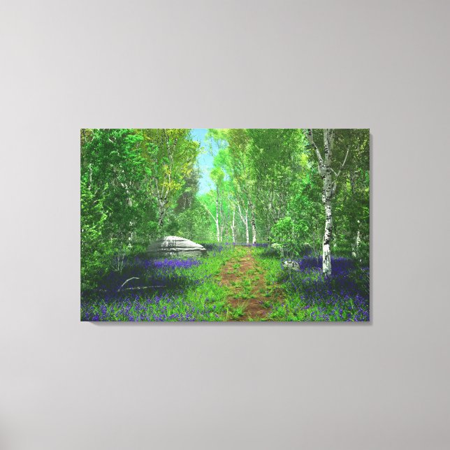 Impression sur toile Bluebell Light (Recto)