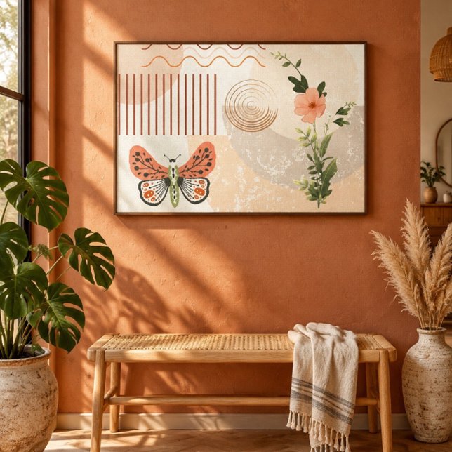 Impression sur toile Boho Botanical 91x61 cm (Créateur téléchargé)