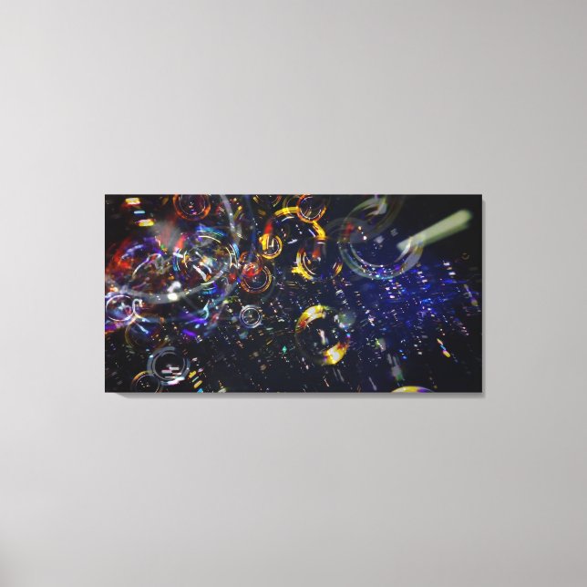 Impression sur toile Bubbles 40x21 (Recto)