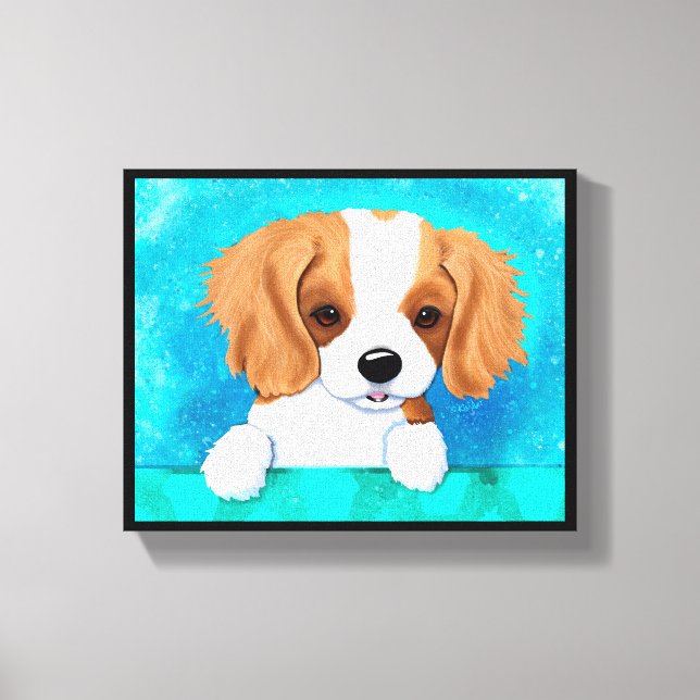 Impression sur toile Cavalier King Charles (Recto)