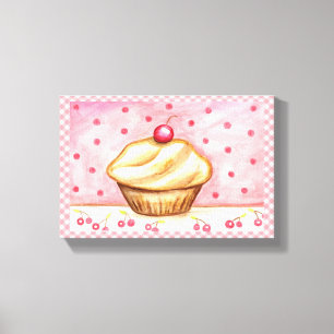 Impression sur toile Cupcake Canvas