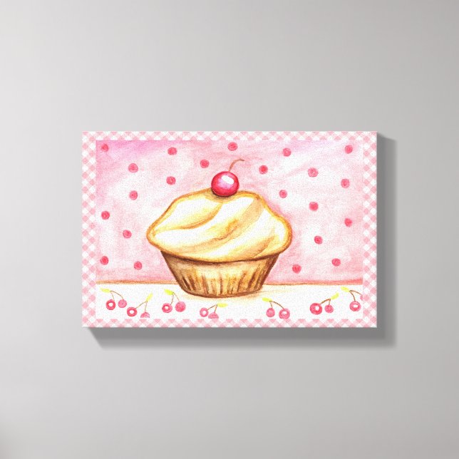 Impression sur toile Cupcake Canvas (Recto)