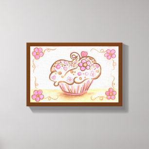 Impression sur toile Cupcake Canvas
