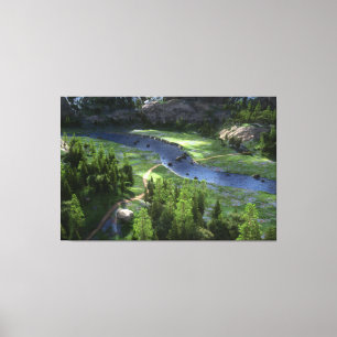 Impression sur toile Cwm Solitude