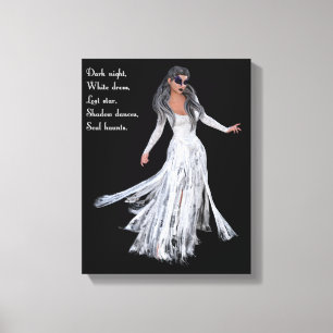 Impression sur toile Dark Fantasy Gothique Sorcièr