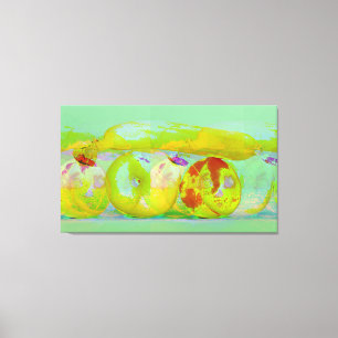 impression sur toile d'art de bogue sur fruits et 