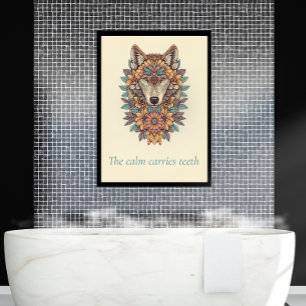 Impression sur toile d'art mural de citation boho 