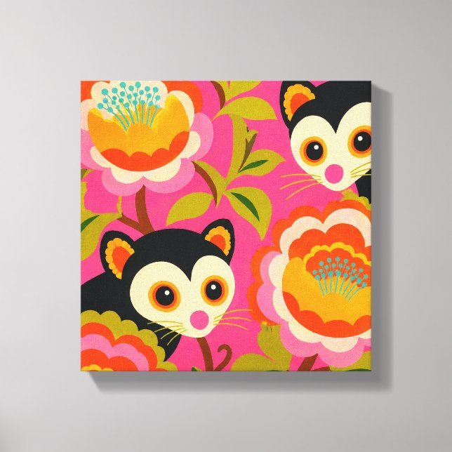 Impression sur toile d'art populaire de koala mign (Recto)