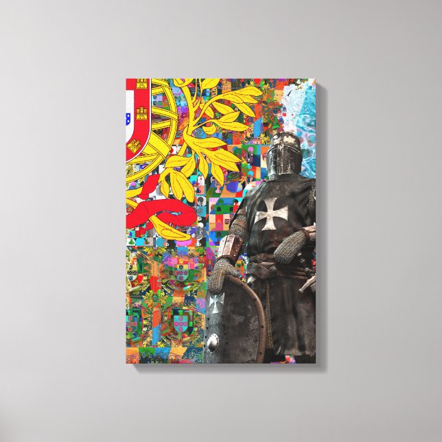 impression sur toile d'art populaire portugais (Recto)
