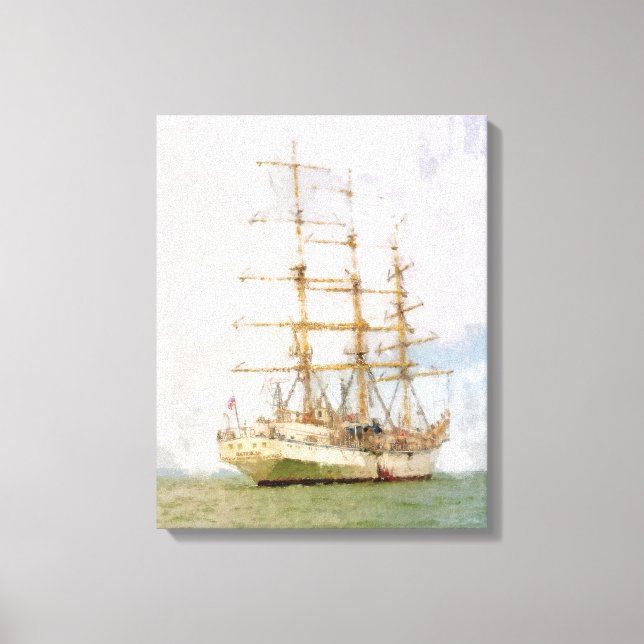 Impression sur toile de bateau (Recto)