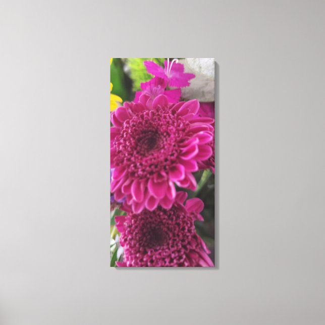 Impression sur toile de bouquet floral (Recto)