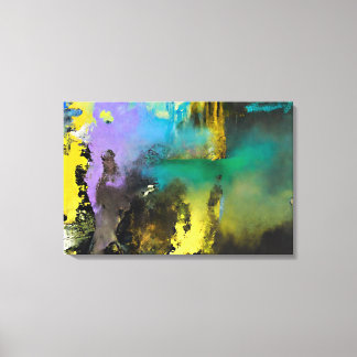 Impression sur toile de cascade zen abstraite, déc