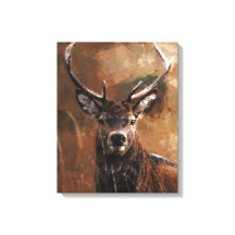 Impression sur toile de cerf