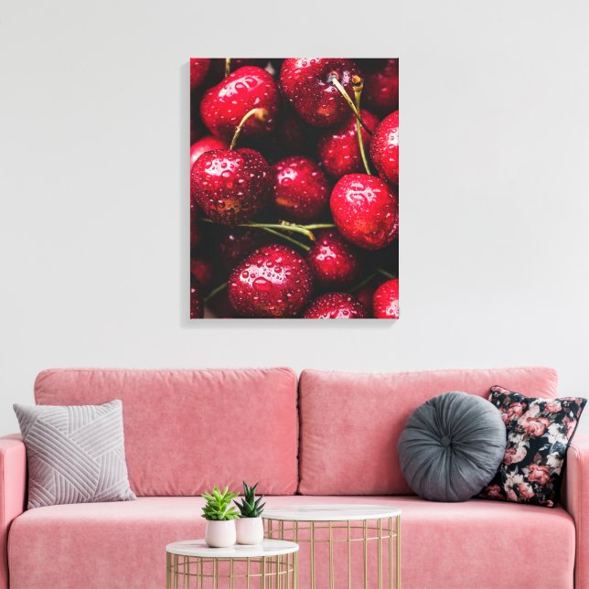 Impression sur toile de cerise (Insitu(Salon))