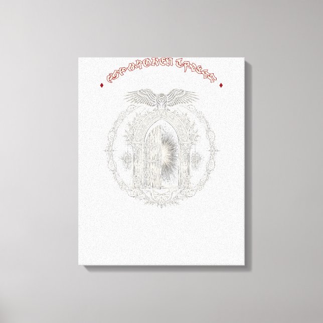 Impression sur toile de dark fantasy — Emblème de  (Recto)